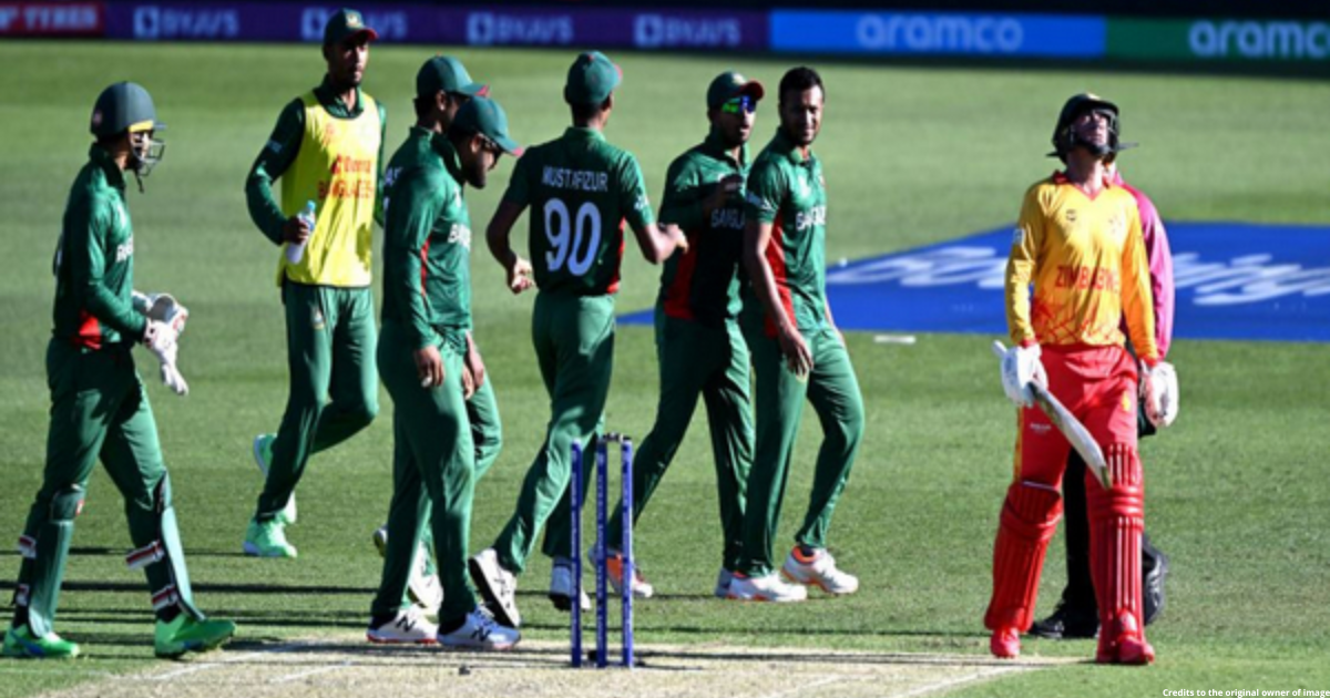 T20 WC: Fiery spells by Taskin, Hossain guide Bangladesh to 3-run victory over Zimbabwe in last-over thriller
